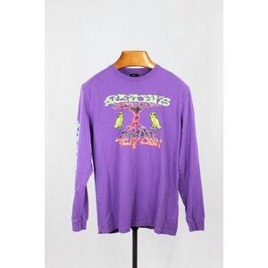OVO OCTOBER'S VERRY OWN Purple Cotton Illusion Long Sleeve T-Shirt, Size M